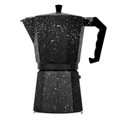 OEM - Cafetera Italiana Moka de 12 tazas Color Negro