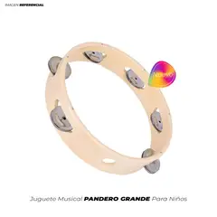 GENERICO - Juguete Musical Pandero Grande Para Niños