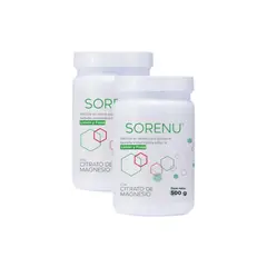 SORENU - Pack x 2 Mezcla instantanea con Citrato de magnesio 500gr -