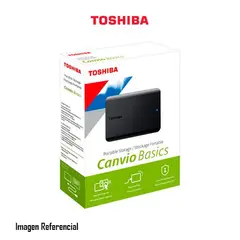 TOSHIBA - DISCO DURO EXTERNO CANVIO BASICS 1TB 2.5" P/N: HDTB510XK3AA