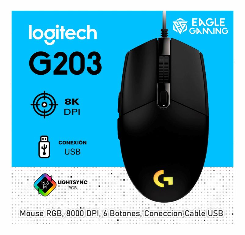 Mouse G203 LIGHTSYNC RGB