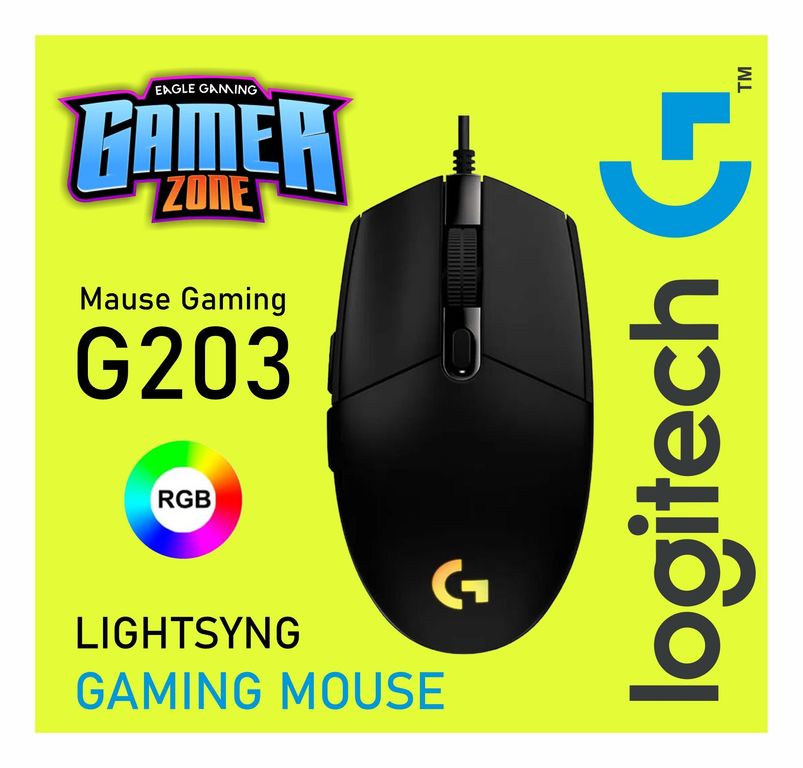 Mouse G203 LIGHTSYNC RGB