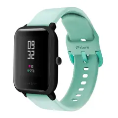 GENERICO - Correa Compatible Con Amazfit Bip Verde Esmeralda Hebilla 20mm