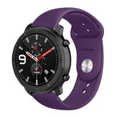 GENERICO - Correa Compatible Con Amazfit GTR 42mm Morado Broche 20mm