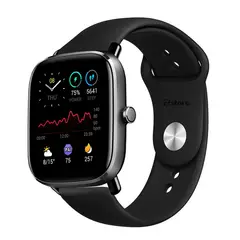 GENERICO - Correa Compatible Con Amazfit GTS2 Mini Negro Broche 20mm