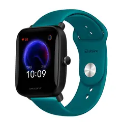 GENERICO - Correa Compatible Con Amazfit Pop Pro Azul Turqueza Broche 20mm