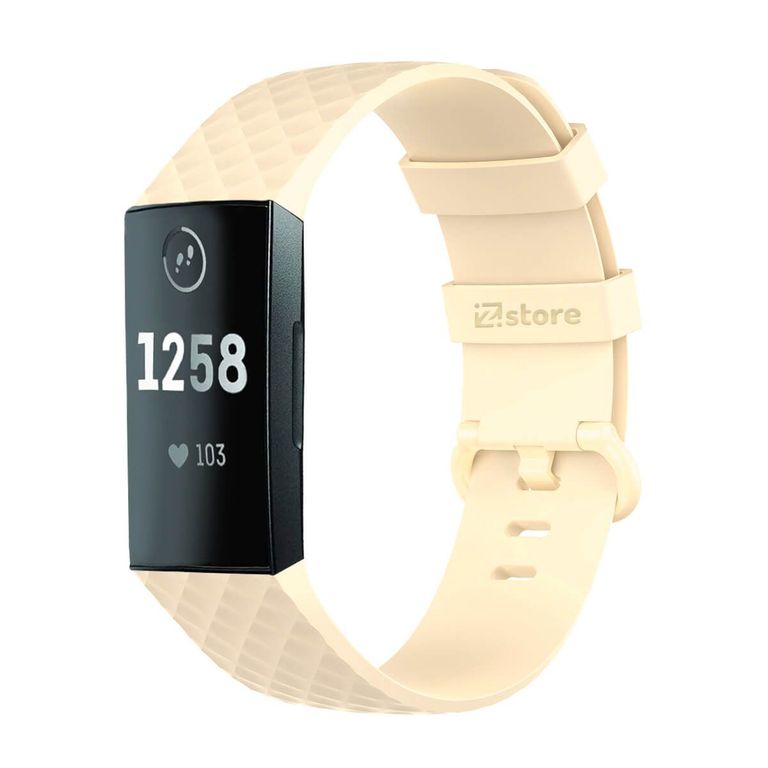 Correa Compatible Con Fitbit Charge 3 Amarillo Pastel