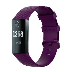 GENERICO - Correa Compatible Con Fitbit Charge 3 Morado
