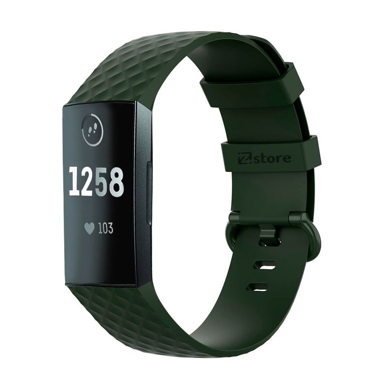 Correa Compatible Con Fitbit Charge 4 Verde Militar