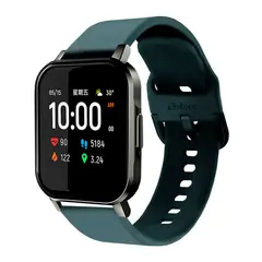 GENERICO - Correa Compatible Con Haylou LS02 Verde Oscuro Hebilla 20mm