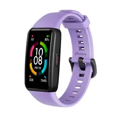 GENERICO - Correa Compatible Con Huawei Band 6 Colores Lila