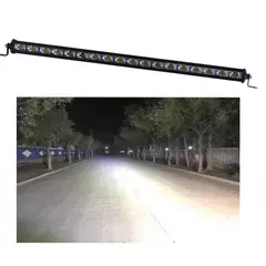 KOBO - Neblinero barra Led Slim 54W 50cm Off Road Blanco Ambar