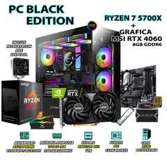 AMD - Computadora PC RYZEN 7 5700X RAM 32GB SSD 1TB GRAFICA RTX 4060 8GB