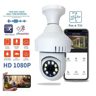 OEM - Foco Camara de Seguridad de 360° con Wifi Con Sensor de movimiento Full HD