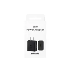 SAMSUNG - Cargador de Pared Tipo C 25W para S23 Fe Negro