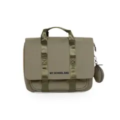CHILDHOME - MOCHILA PARA NIÑOS MY SCHOOL BAG LONA CAQUI