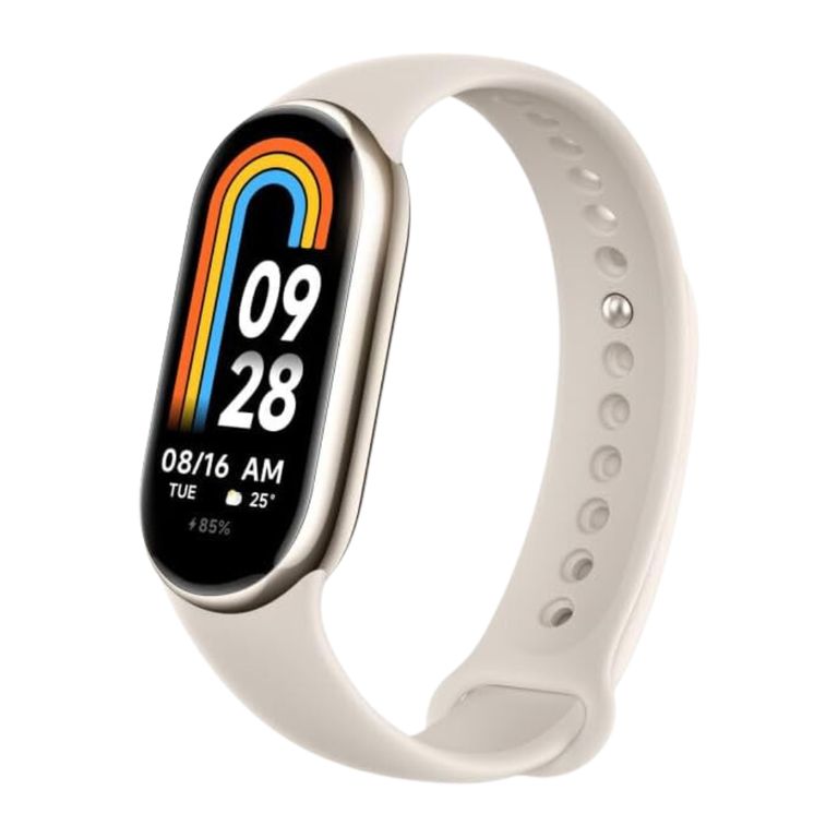 Pulsera Inteligente Smart Band 8 BT 5ATM Hasta 16 días - Dorado
