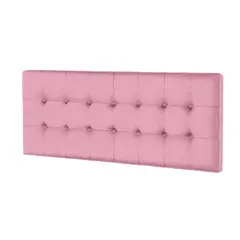 MAVISAC - Cabecera Vinilo Dos Plazas Color Rosado - Tela