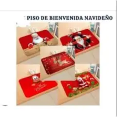 GENERICO - Limpiapiés Navideño 60x44cm