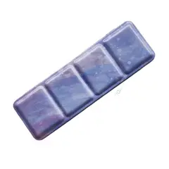 GENERICO - Estuche vacío para acuarelas sin soporte de metal - Mediano - lila celeste