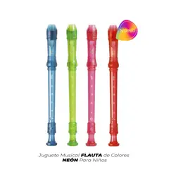 GENERICO - Juguete Musical Flauta De Colores Neón Para Niños