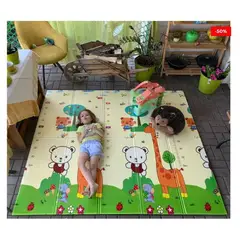 GENERICO - Piso Alfombra Plegable Reversible Niños Bebés - UNISEX