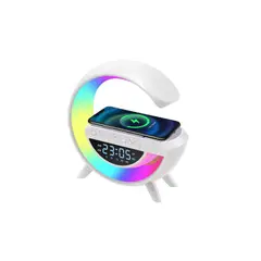 UNIVERSAL - Parlante G 6 en 1 Luz Led Carga Inalámbrica Parlante Bluetooth Reloj