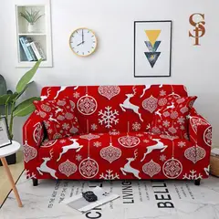 GENERICO - Funda de mueble 3-2-1 con estampado navidad Reno