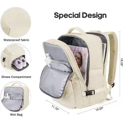 SUNSHINE - Mochila De Viaje De Gran Capacidad Cabinera Aprobada Viral de Tiktok