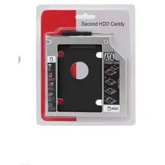 GENERICO - Adaptador disco duro sata laptop caddy segundo sdd hdd