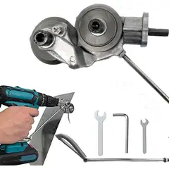 XTD - Cortador Metal Lata Adaptador para Taladro Calamina Laminas
