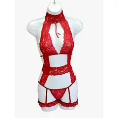 GENERICO - Body 3 Pz LULU GLAMOURE Talla S a M De Alcoba