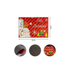GENERICO - Tapetes Navideños Antideslizantes 60cm x 40cm