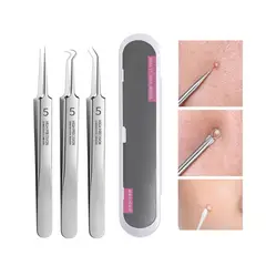 GENERICO - Pinzas profesionales ultrafinas para espinillas calidad A1