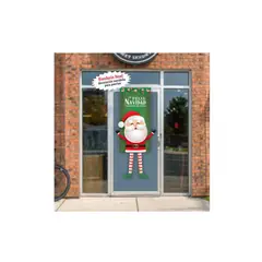 GENERICO - Banderin Colgante Navideño Decorativo para Puertas