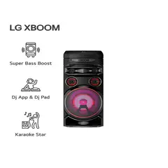 LG - Torre de sonido XBOOM RNC7 Multi-Bluetooth Karaoke Star - Negro