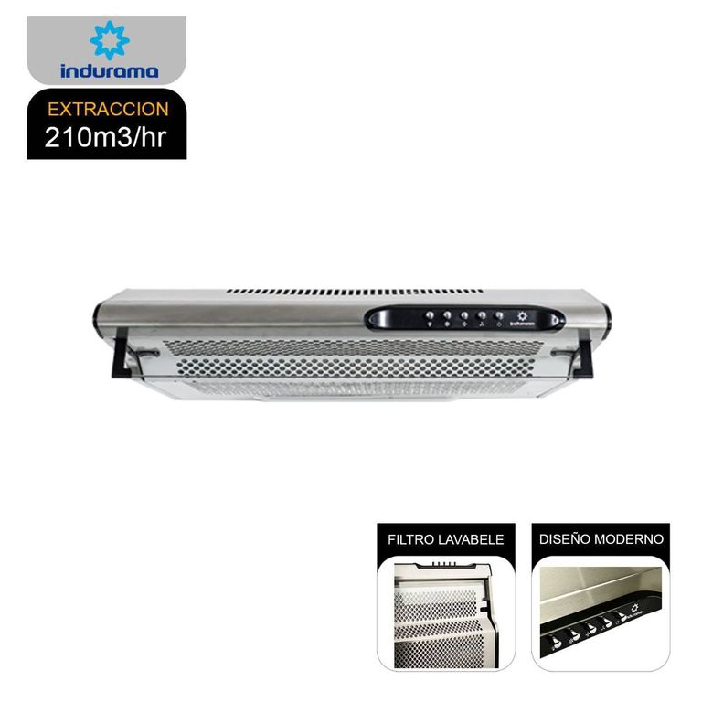 Campana Extractora 3 Velocidades CEI-602CRP
