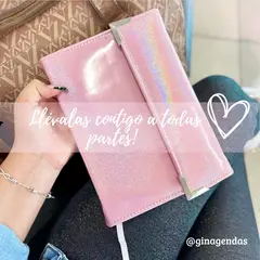 GIN - Agenda 2024 diaria -Tipo cartera color rosado