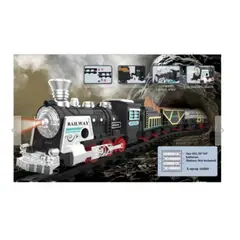 GENERICO - Tren Navideño Interactivo Bota Humo Musical 12 pistas de Calidad