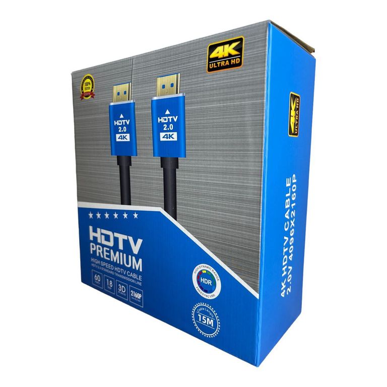 Cable Hdmi 2.0 15 Metros 4k Ultra Hd 60hz 2160p