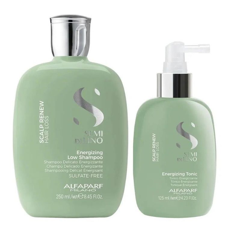 ALFAPARF SEMI DI LINO – Dúo Energizing Shampoo 250 ml + Energizing Tonic 125 ml