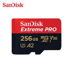 SANDISK - Memoria MICRO SD EXTREME PRO 256GB de 200mbs - ORIGINAL