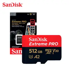 SANDISK - Memoria MICRO SD EXTREME PRO 512GB de 200mbs