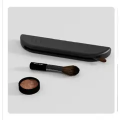 AURELA - BrushBliss - Estuche Organizador de Silicona para Brochas - Negro