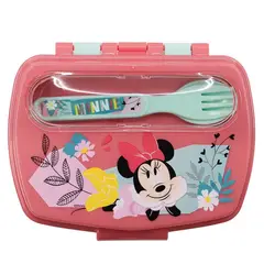 MINNIE - Sadwichera rectangular con cubiertos Mouse