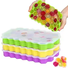 GENERICO - CUBETA PARA HIELO DE SILICONA MUY PRACTICA