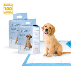 GENERICO - Pack Pañales de Piso Absorbentes Desechables Perros Talla M