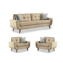 FABIANI HOME - Juego de Sala Vintage 3 1 1 Fabiani Mango Beige