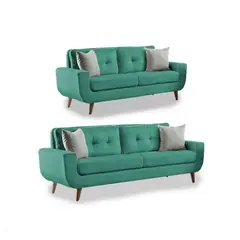 FABIANI HOME - Juego de Sala Vintage 3 2 Fabiani Mango Verde Jade