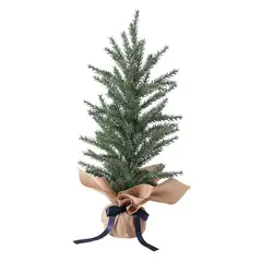 VATYERTY - Mini árbol de Navidad de aguja de pino simulada de 50 cm